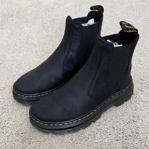 Dr. Martens Black Leather Boots